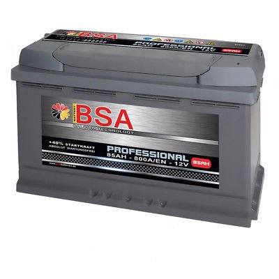 BSA 85Ah Autobatterie 