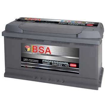 BSA Autobatterie 105Ah 12V extrem Leistungsstark 930A/EN ersetzt 100Ah 100 Ah