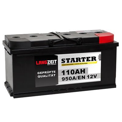 LANGZEIT Autobatterie 105AH 12V 900A/EN Starterbatterie +30% mehr Leistung  ersetzt Batterie 88Ah 90Ah 92Ah 95Ah 100Ah : : Auto & Motorrad